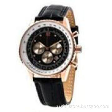 High quality genuine leather strap watch